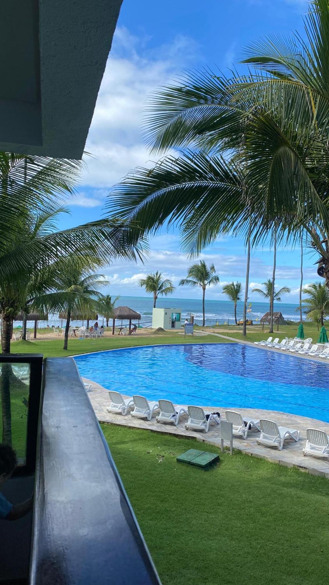 Ancorar 1205-Beira-Mar:Vista Para O Mar E Piscina! ปอร์โต จิ กาลินญาส ภายนอก รูปภาพ